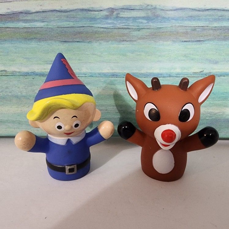 Rudolph And Hermey Finger Figures
