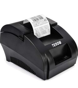 New Terow Direct Thermal Receipt Label Printer USB Windows Linux Business Portable 