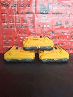 DEWALT XR 20V MAX LITHIUM-ION 4.0 AH BATTERY
