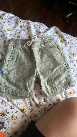 Light Green Drawstring Boys Shorts