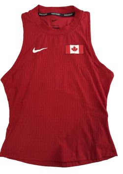 Nike Tennis Tank Womens Pro Elite Team Canada Court Singlet Size-Medium (FD9057)