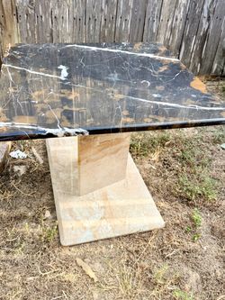Solid Marble Side Table