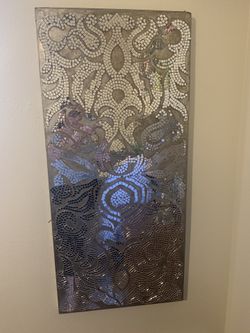 Mosaic Mirror Wall Plaque