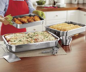 BRAND NEW 12-Piece Stainless Steel Roasting Set