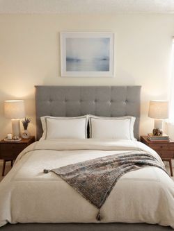 Queen size mattress + Bed frame