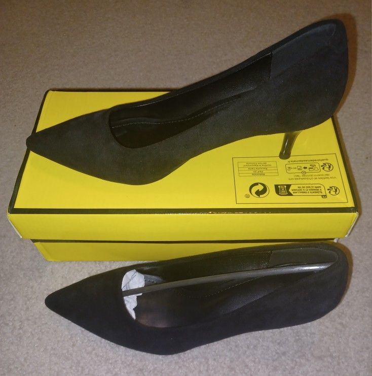 Black Suede Heels