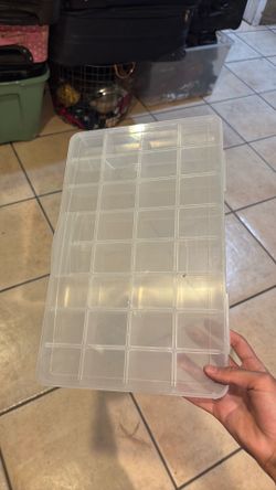 Clear box for storage