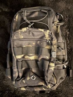 Tactical Camo Sling Bag – Durable Utility/EDC Pack