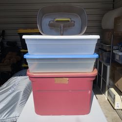 Storage Containers and Utility Caddy