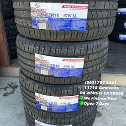 245/40R18 Atlander Set of Tires Installed and Balanced Set de Llantas Nuevas Instaladas y Balanceadas