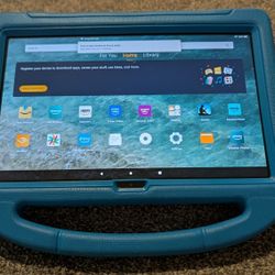 Amazon Fire Max 11 Inch  64 GB Tablet – Gray (13th Gen) With Full Cover And Tempered Glass Screen Cover $175