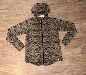SAMPLE ASRV Full-Zip Drifit Jacket Army Splatter Camo Dark Green Men’s Size M