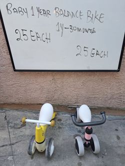 Baby tricycle  $25 each