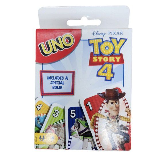 2018 Mattel Disney Pixar Toy Story 4 Uno Card Game
