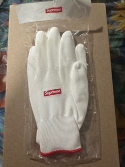 Supreme rubberized gloves