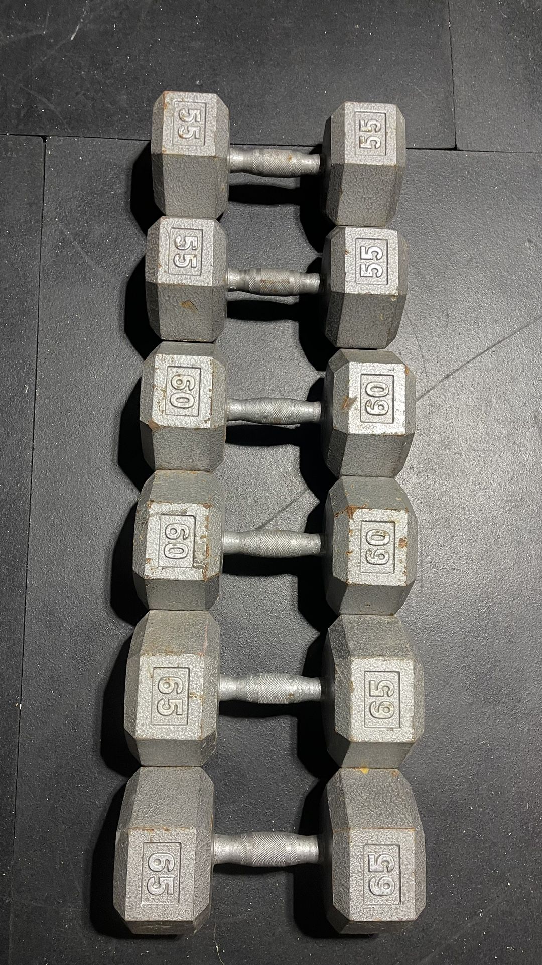 HEX DUMBBELLS