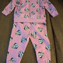 Minnie mouse baby sweatsuit