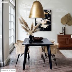 CB2 MARBLE HARPER DINING TABLE