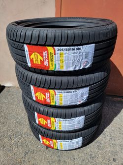 205 55 16 NEW TIRES COROLLA CIVIC SENTRA SCION KIA BMW VERZA