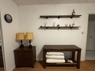 Night table. Lamps and others
