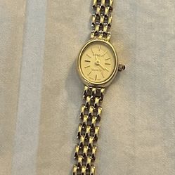 Geneva Solid 14k Watch With Solid Gold Band REDUCED