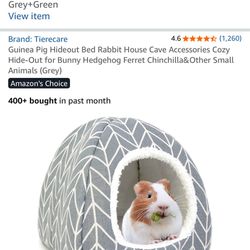 Guinea Pig Bed 