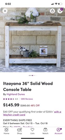 Console Table