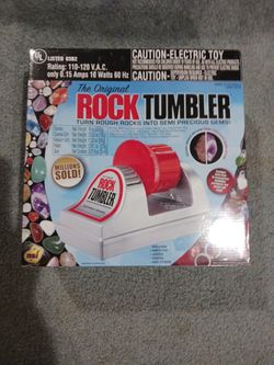 The Original Rock Tumbler With Semi Precious Stones.