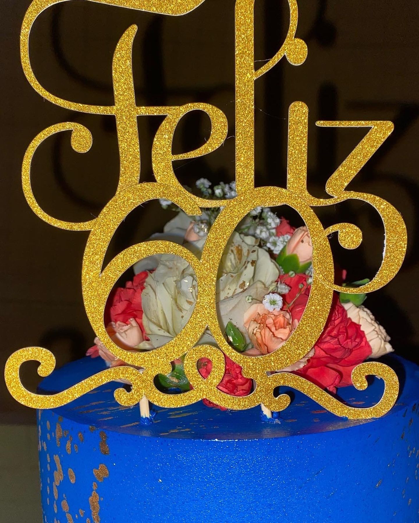 60th Birthday Cake Topper