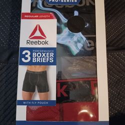 Reebok 3 Boxer Briefs Size XL 40-42