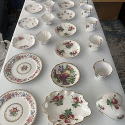 china cup and saucer LOT