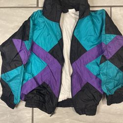 Vintage Windbreaker Jacket Retro 90s Coat kids size 5