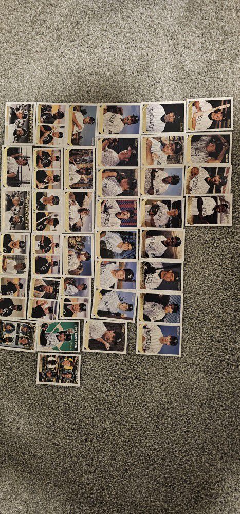 baseball cards collection of the colorado rockies
