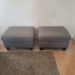 Grey Ottomans (2) non smoking home - Ahwatukee