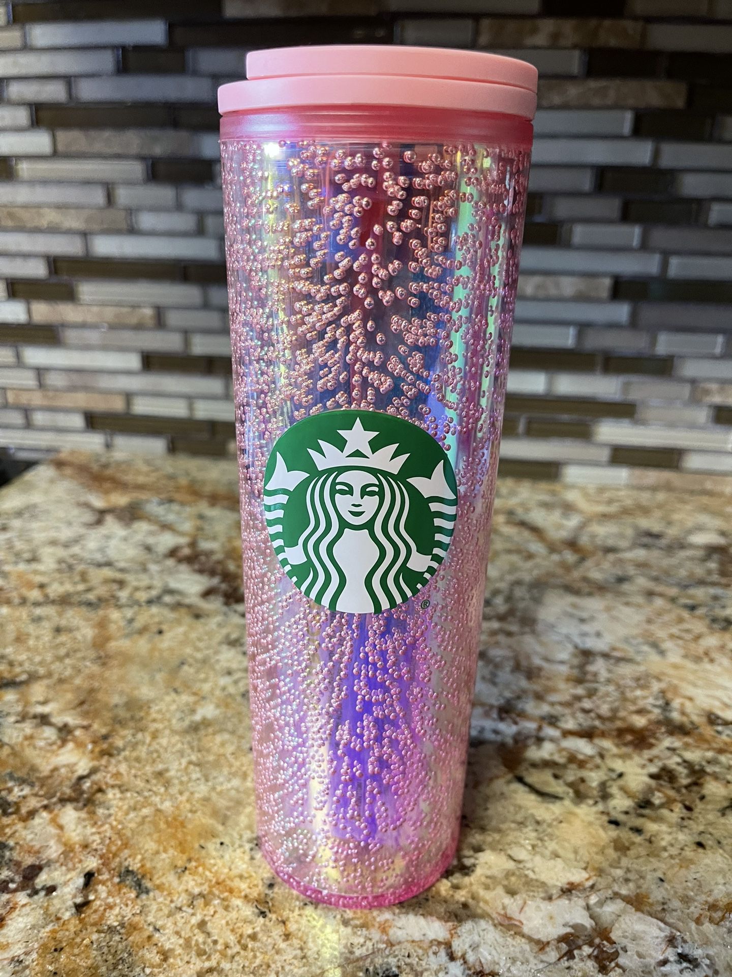 Personalized Iridescent Pink Shimmer Glass Tumbler, Glass Beer can Cup –  Simply Perfect Designs