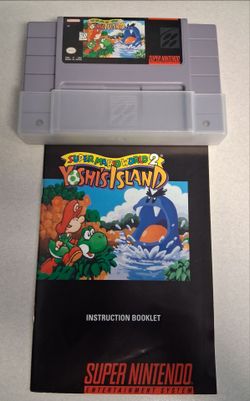 SNES Yoshis Island with booklet