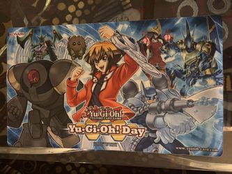 Yugioh Day Jaden Playmat RARE