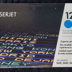 Hp LaserJet 124A Printer Cartridge
Color: Cyan
*Sealed and Brand New*
(Cartucho de Impresora)