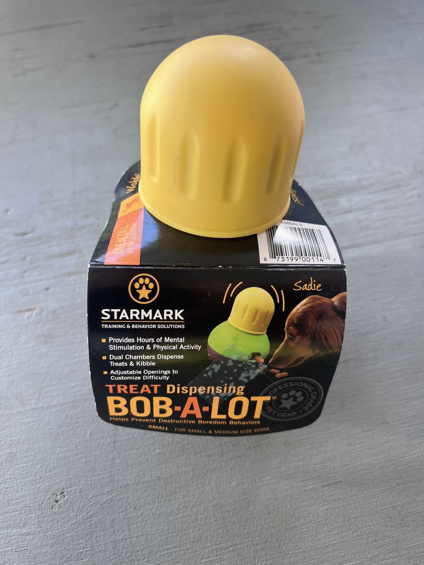 Starmark Treat Dispensing Bob-a-Lot Dog Toy