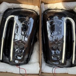 02-09 Chevy Trailblazer Smoked Lens Headlights LED