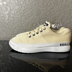 NOBULL CrossFit Weight Training Athletic Shoe Tan Canvas Men 7.5 Women 9