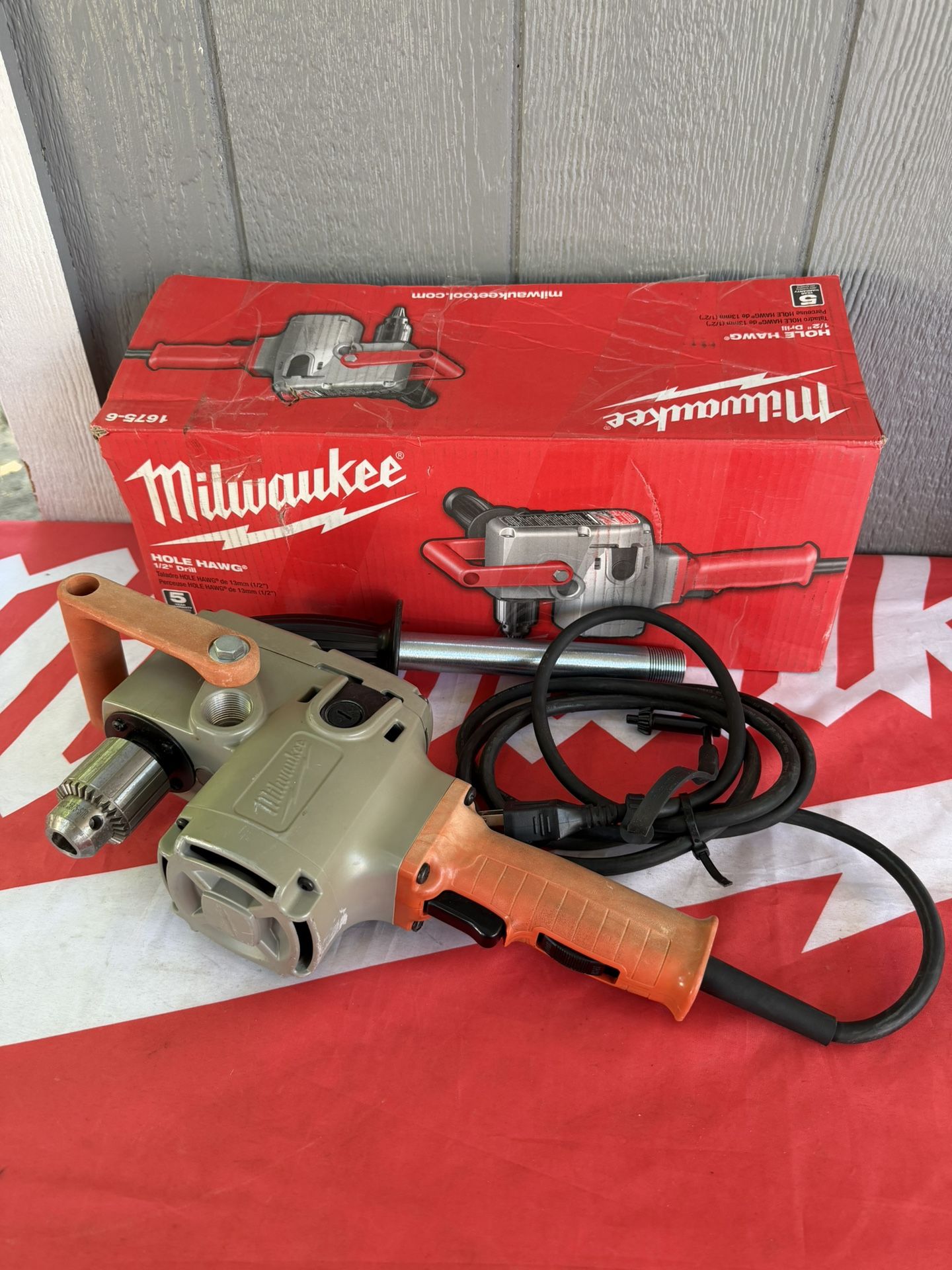 Milwaukee 7.5 Amp 1/2 in. Hole Hawg Heavy-Duty Corded Drill