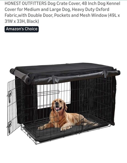 Large Dog Kennel With Cover 
