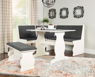 corner bench  table