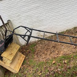 Ladder Treestand And Deer Cart