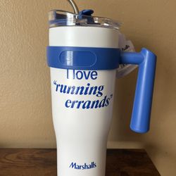 Marshall’s “I Love Running Errands” 40oz Stainless Steel Tumbler 