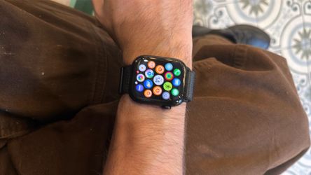 Apple Watch series 10 GPS only 42mm sport loop aluminum jet black