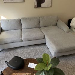 Modern gray sectional
