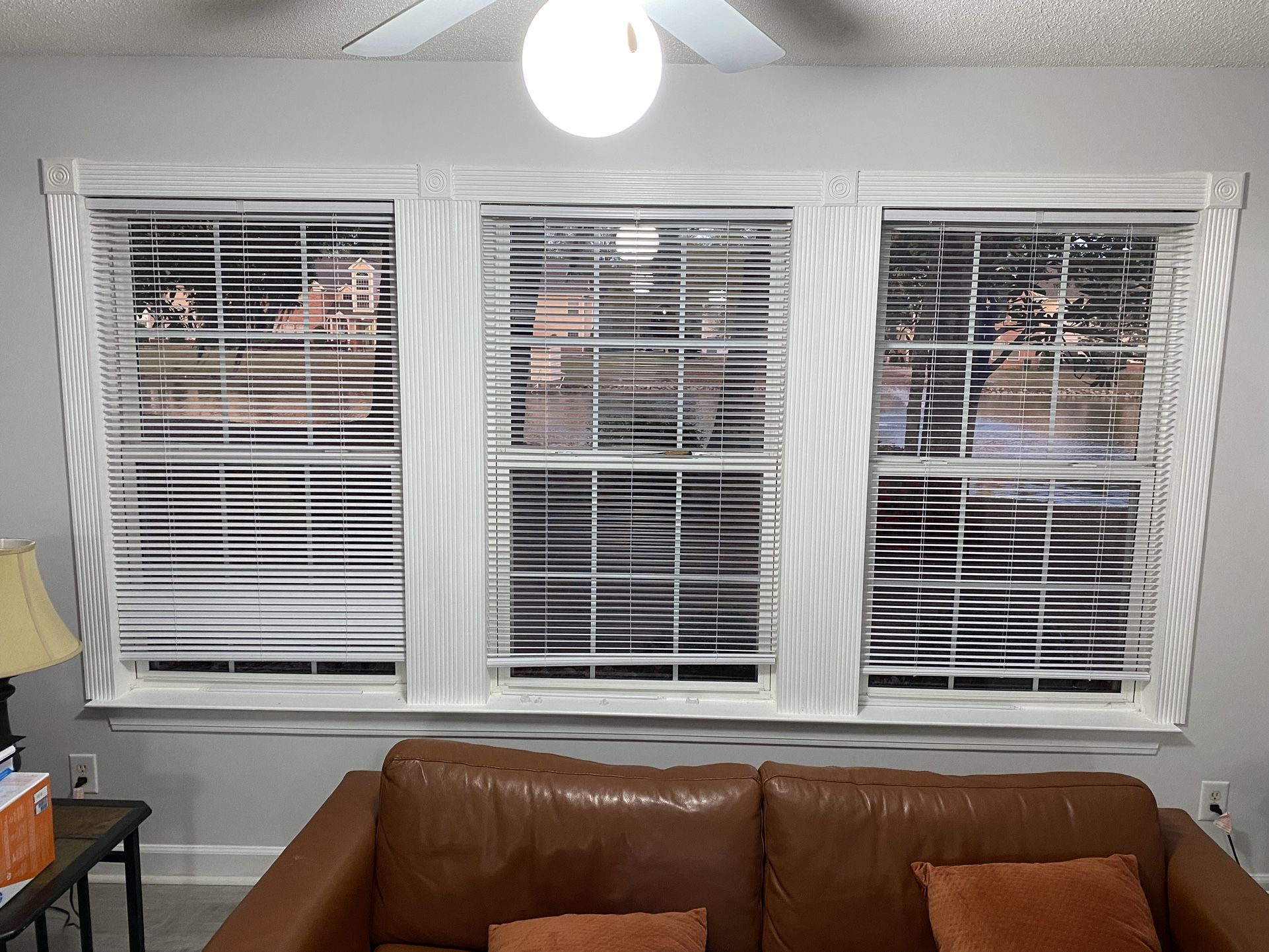 New Levolor Trim+Go 1” Slat 35” x 52” Cordless Vinyl Room Darkening Mini Blinds