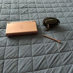 Metallic Rose gold Nintendo DS Lite